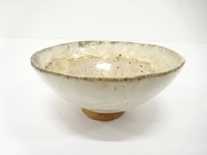 作家物　白釉　茶碗(無地箱付)